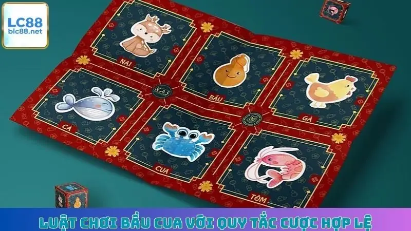 Luật chơi Bầu Cua với quy tắc cược hợp lệ